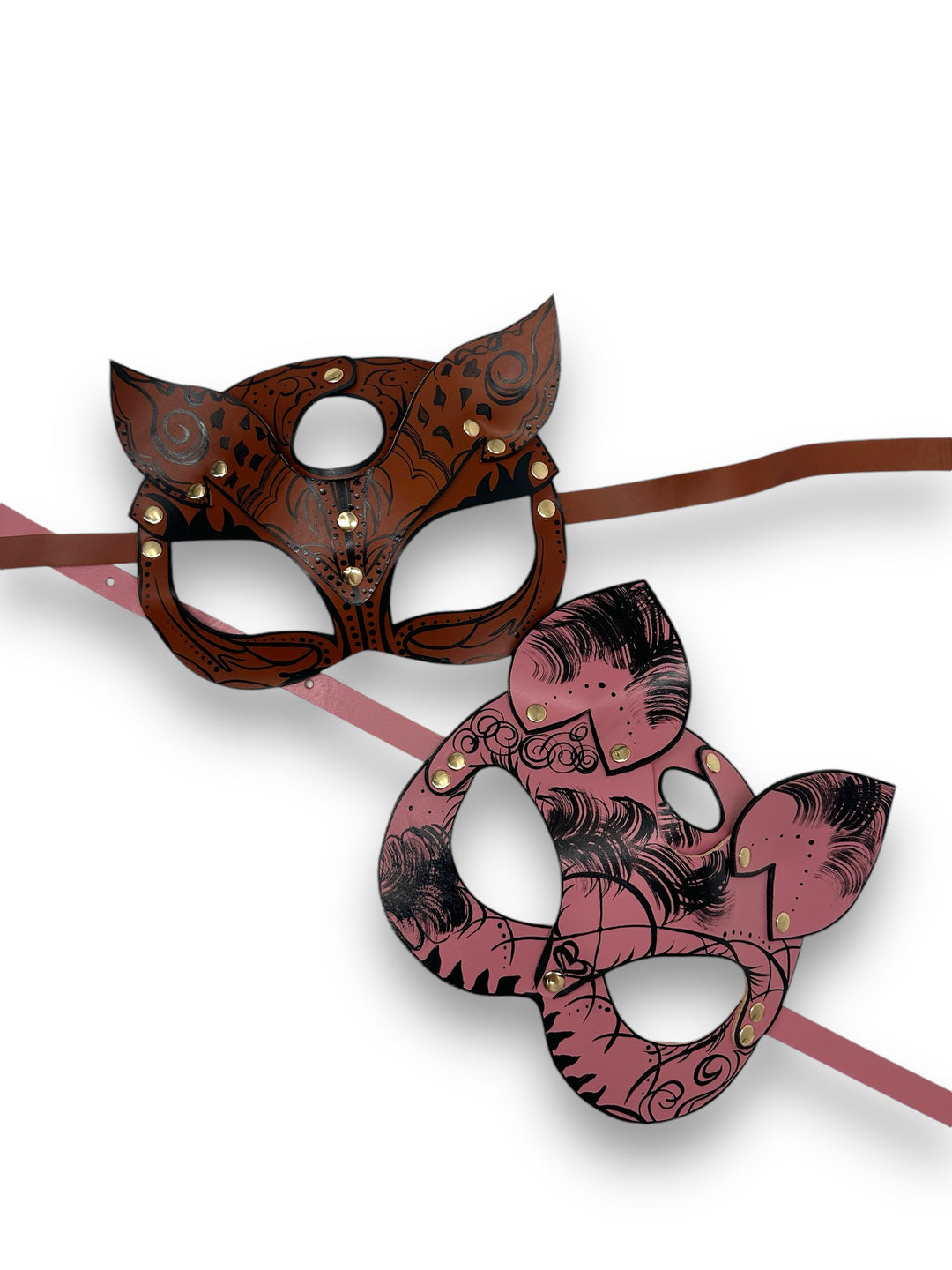 Leather cat mask (pattern)