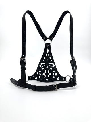 Premium leather harness "Patterns"